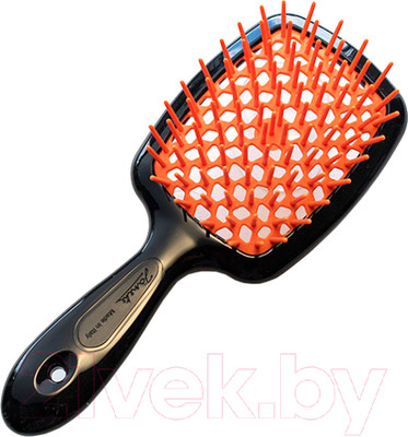 Расческа-массажер Janeke Superbrush Small 71SP234ARA (черный/оранжевый)