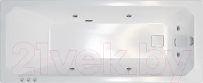 Ванна акриловая Triton Прага 180x80 Релакс Flat (с гидромассажем)