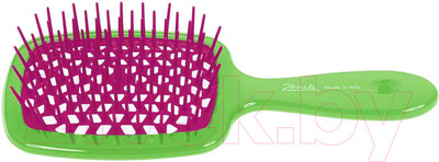 Расческа-массажер Janeke Superbrush 86SP226VER (салатовый/малиновый)