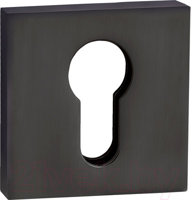 Накладка на цилиндр Puerto INET AL 03 MBN (матовый черный никель)