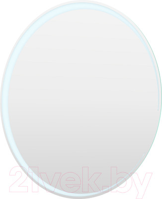 Зеркало Пекам Luna 71x71 / Luna-71x71 (с подсветкой, с механической клавишей включения)