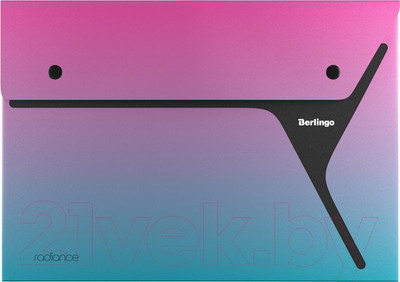 Папка-конверт Berlingo xProject. Radiance / EFb_A4992 (розовый/голубой)