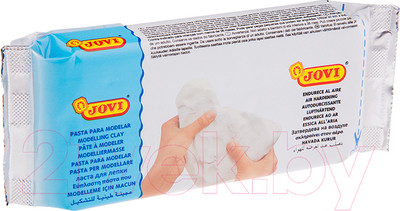 Пластилин скульптурный Jovi 83 (250г, белый)