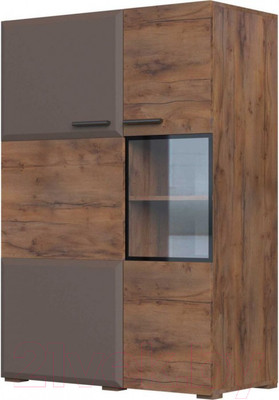 Тумба Bravo Мебель Рио 2 двери 950 (таксус/смоки софт)
