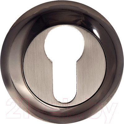 Накладка на цилиндр Puerto INET AL 08 BN/SN (черный никель/никель матовый)