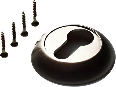 Накладка на цилиндр Puerto INET AL 08 SN/NP (никель матовый/никель блестящий)