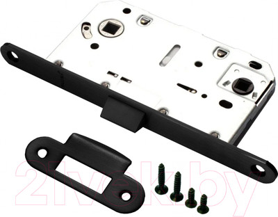 Защелка врезная Ренц INLB 96 PL Black (черный)