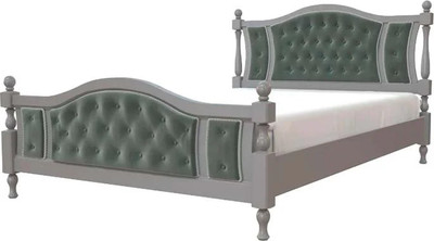 Двуспальная кровать Bravo Мебель Жасмин 160x200 (антрацит)
