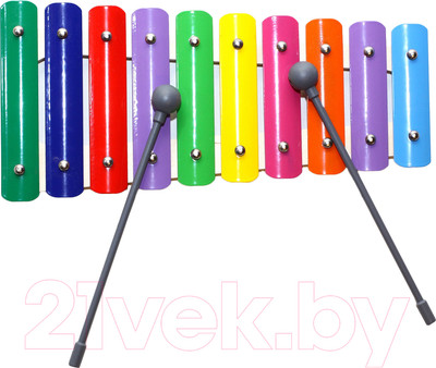 Музыкальная игрушка Десятое королевство Металлофон 10 нот / 02353