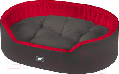 Лежанка для животных Ferplast Dandy 45 / 82941099 (черный/красный)