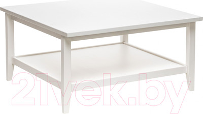 Журнальный столик Импэкс Leset Мира 90x90 (белый)