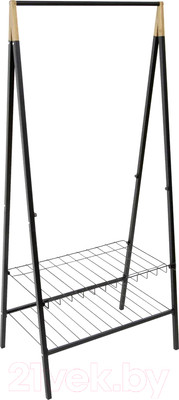 Стойка для одежды Casa Si Bamboo / CS92308W04 (черный)