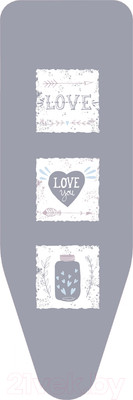 Чехол для гладильной доски COLOMBO Hypster Love L V3 / COP520 (130x50)