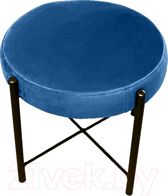 Пуф Craftmebelby Лофт (коричневый/голубой)