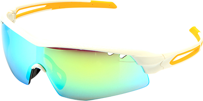 Очки солнцезащитные 2K S-15002-G (белый глянец/желтый Revo)