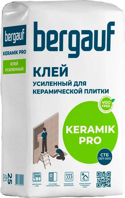Клей для плитки Bergauf Keramik Pro Зима (25кг)