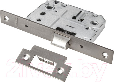 Защелка врезная Puerto INLB 1070 MBN с отверстием для завертки (матовый черный никель)