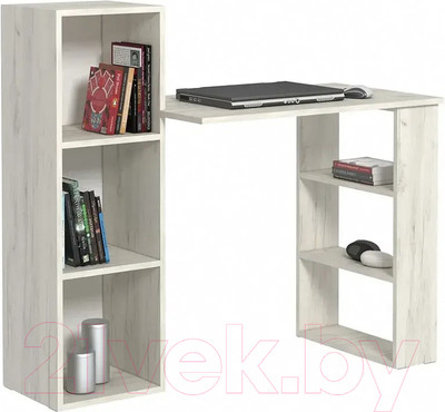 Письменный стол Алисия Лаки тип 1 (дуб крафт белый)