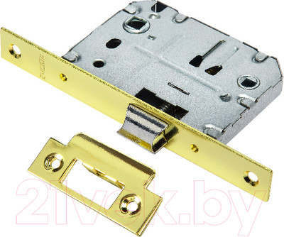 Защелка врезная Puerto INLB 1070 B с отверстием для завертки (латунь блестящая)