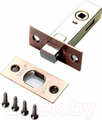 Защелка врезная Ренц INL-BK 45 AС (медь античная)