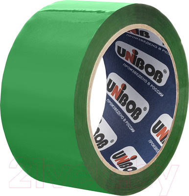 Скотч Unibob 48ммx66м, 45мкм / 30488 (зеленый)