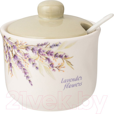 Сахарница Agness 358-2057 (с ложкой)