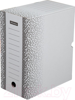 Коробка архивная OfficeSpace Standard / 264804 (белый)