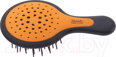 Расческа-массажер Janeke Superbrush Mini 71SP220NEROFL (черный/оранжевый)