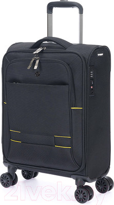Чемодан на колесах Torber Brosno / T1901S-Black (черный)