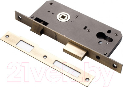 Замок врезной Ренц INLBB 8550-2/1 AB (бронза античная)