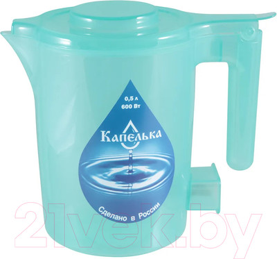 Электрочайник КАПЕЛЬКА 003911 (зеленый)