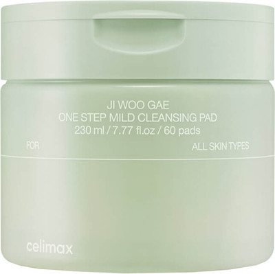 Пэд для лица Celimax Jiwoogae One Step Mild Cleansing Pad (60шт)