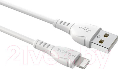 Кабель Borofone BX51 Lightning (1м, белый)