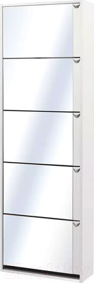 Тумба для обуви Vental Комфорт К-5S (зеркало/белый)