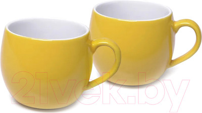 Набор кружек Fissman 9521 (2шт, желтый)