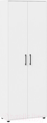 Шкаф ТриЯ Витра комбинированный тип 1 (белый ясень)