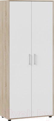 Шкаф ТриЯ Витра комбинированный тип 1 (дуб сонома/белый ясень)
