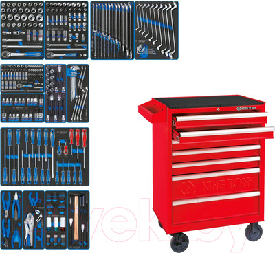 Универсальный набор инструментов King TONY 934-286MRV