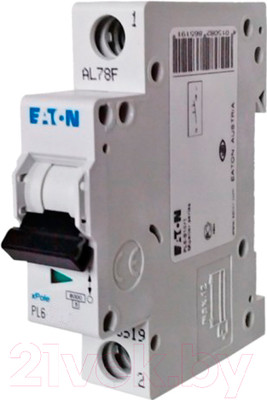 Выключатель автоматический Eaton PL6 1P 40А С 6кА 1M / 286537