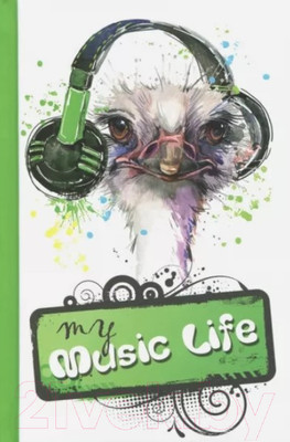Записная книжка Попурри My musik life А6 / 4810764002099