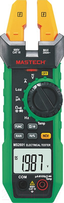Клещи токоизмерительные Mastech MS2601