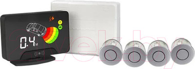 Парковочный радар AAALine LCD-14 (серебристый)