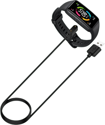 Зарядный кабель Bingo Для Huawei Band 6/Watch Fit/Honor Band 6/Watch ES (черный)