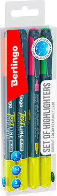 Набор маркеров Berlingo Textline HL220 / T2020 (4шт)