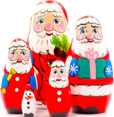 Матрешка сувенирная Брестская Фабрика Сувениров Рождественские матрешки / 5112