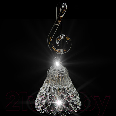 Колокольчик музыкальный ГусьХрусталь Скрипичный ключ GH-L010