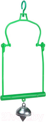 Игрушка для птиц Бриллиант Качели с металлическим колокольчиком / 33300521