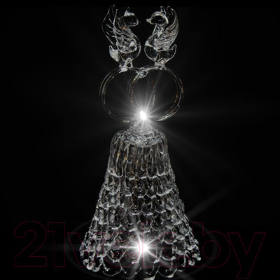 Колокольчик музыкальный ГусьХрусталь Свадьба GH-XL023