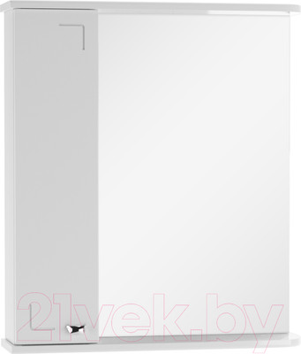 Шкаф с зеркалом для ванной Айсберг Классик 60 (левый)