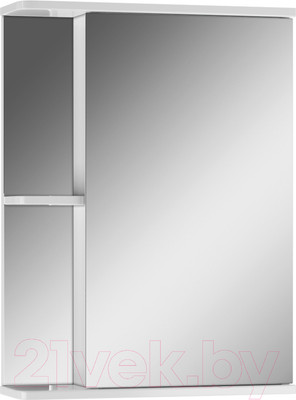 Шкаф с зеркалом для ванной Айсберг Норма 1-50 (правый)